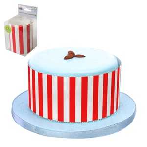 View Cake Wrap Red Stripe