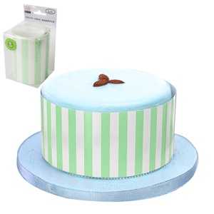 View Cake Wrap Green Stripe