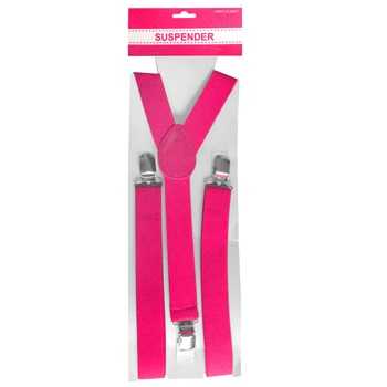 View Party Suspenders PInk