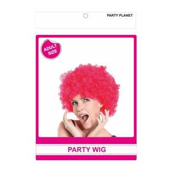 View Party Wig Afro Pink