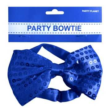 View Bow Tie Party Sequin Blue