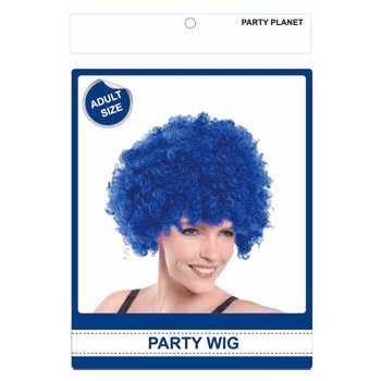 View Party Wig Afro Blue