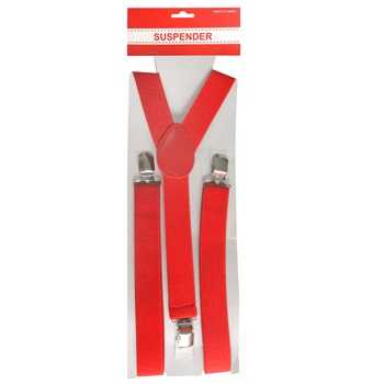 View Party Suspenders Red