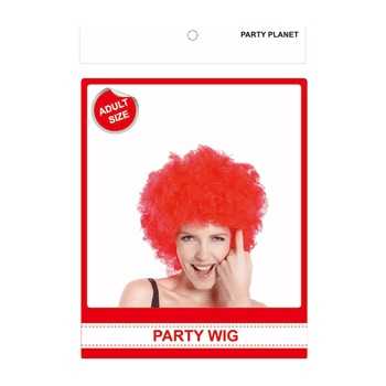 View Party Wig Afro Red 