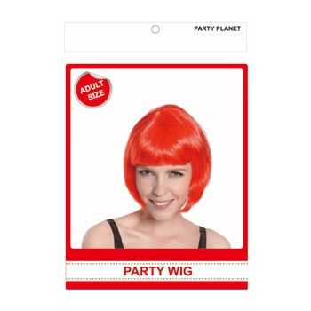 View Party Wig Short Bob Red