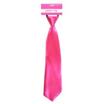 View Party Tie Solid Pink
