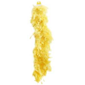 View Feather Boa Solid Colour Yellow