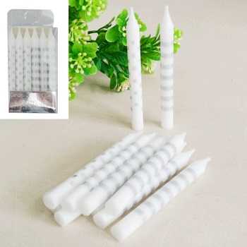 View Birthday Candles 12pk Silver Sophisticates